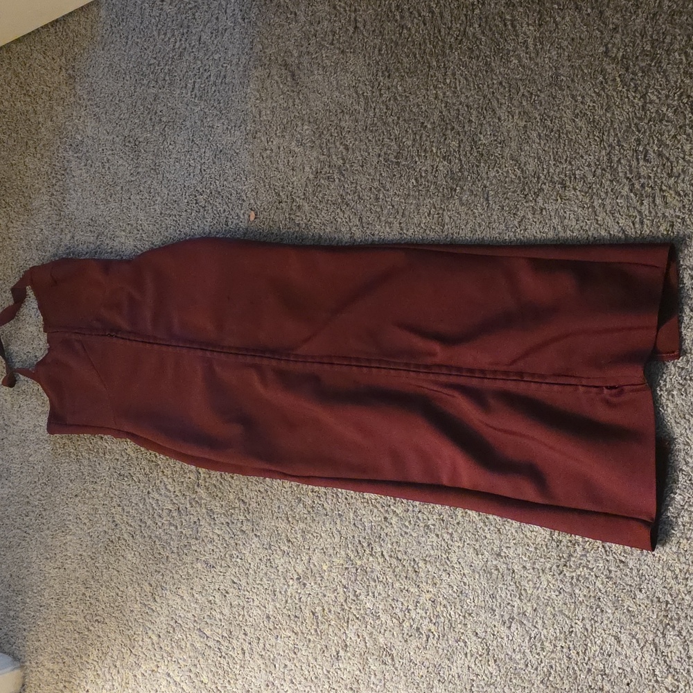 Fashion Nova Burgundy Maxi Dress